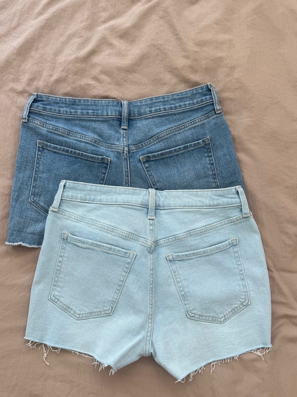 Old Navy Denim Shorts Duo in Light Blue and Medium Blue - Picture 3 of 3